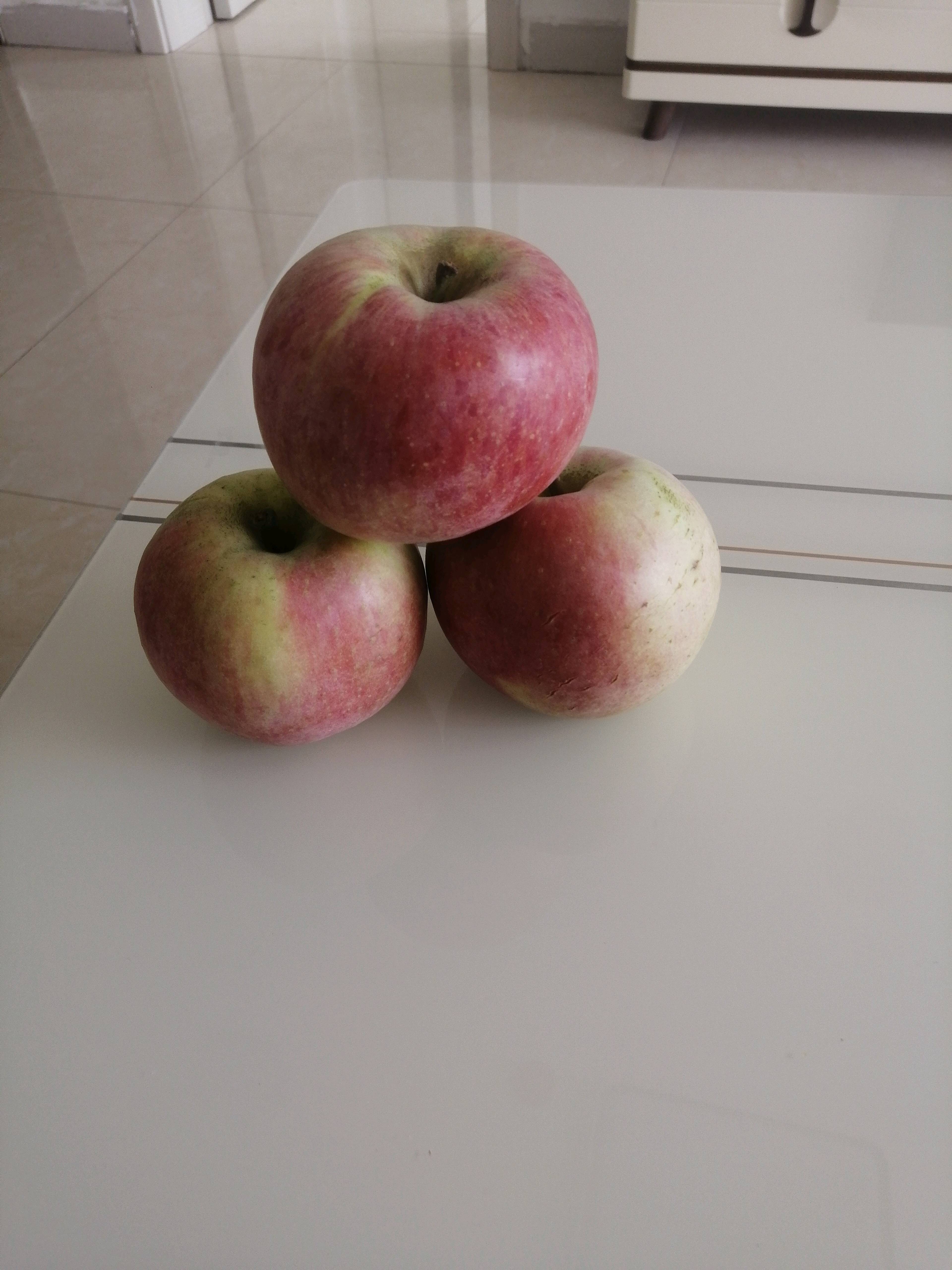 纯沙土地长枝红富士苹果已大量上市，虽然丑但口感脆甜，皮薄...